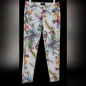 Botanical print skinny jean jeans by Buffalo